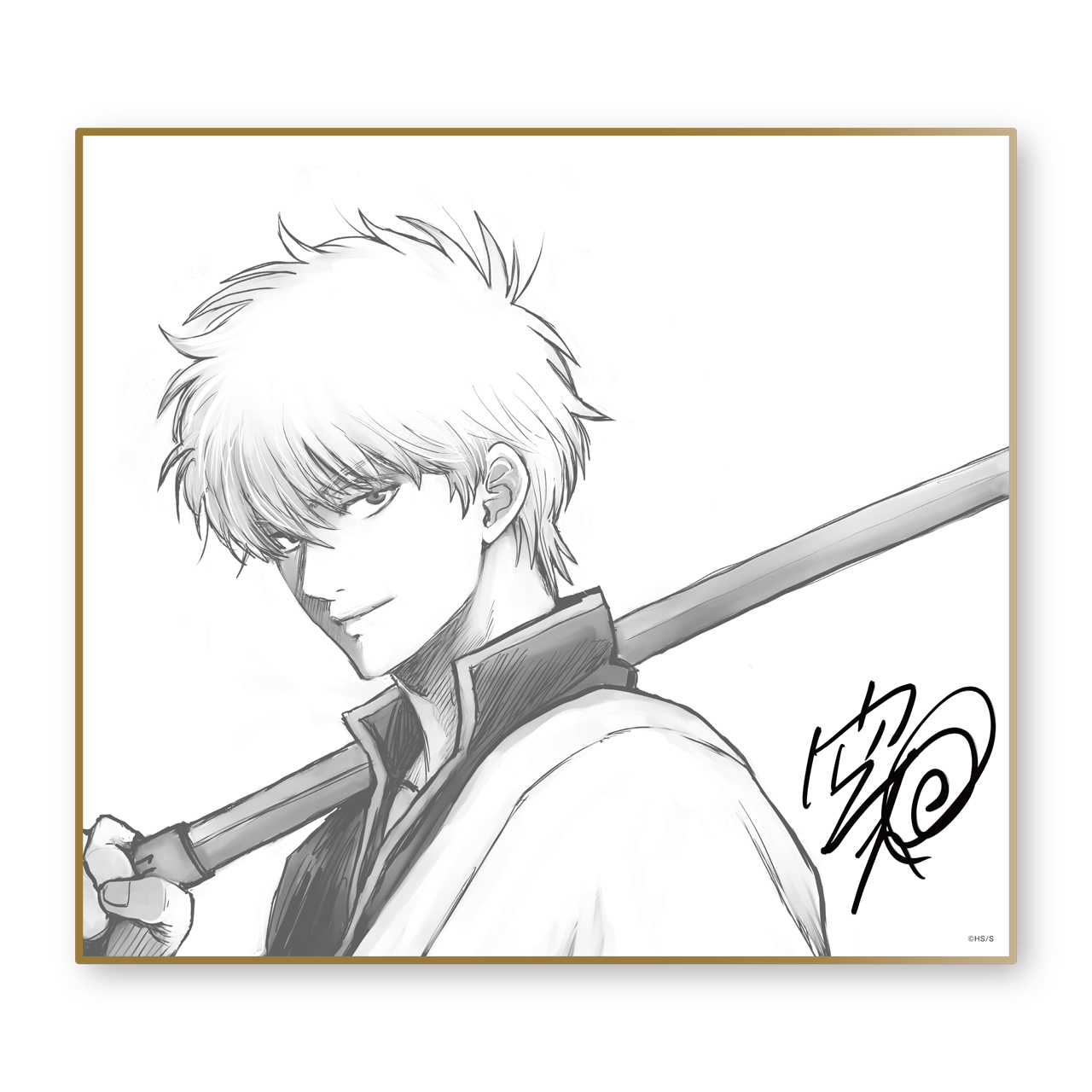 生誕２０周年記念　銀魂展　～はたちのつどい～　記念色紙（封筒＆ステッカー付き） 